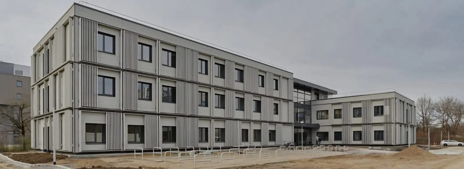 Modulares mehrgeschossiges Gebäude